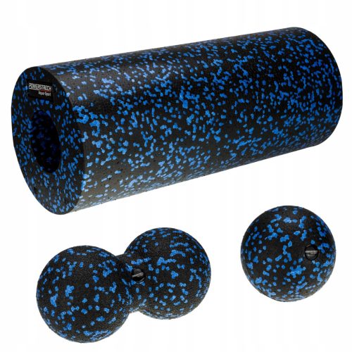  Aqua-Sport Powerstrech EPP Black-Blue Smooth Massage Roller