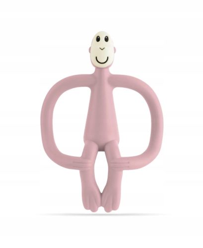  Matchstick Monkey Orthodontic Teether, Silicone, Pink Shades