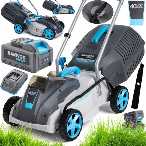  KANWOD BATTERY MOWER 40V BATTERY KIT, CHARGER 4AH, POWERFUL AGILITY