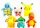  SET OF 6 POKéMON FIGURES PIKACHU, BULBASAUR, CHARMANDER, SQUIRTLE, PSYDUCK