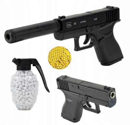  METAL REPLICA BALL PISTOL C15A GLOCK 17 ASG