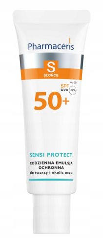 Pharmaceris S SENSI PROTECT SPF 50+ Daily Protective Face Emulsion with Hyaluronic Acid