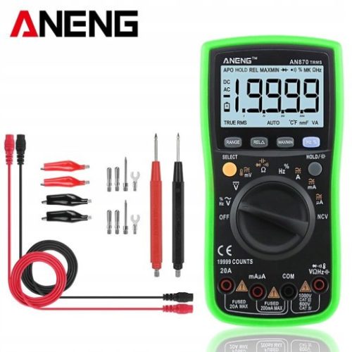 ANENG AN870 digital multimeter with automatic range selection