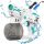 Electric automatic water pistol for children, orange