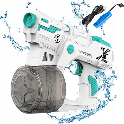Electric automatic water pistol for children, orange