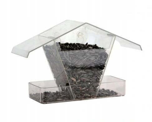  Acrylic window feeder with suction cups, 24 x 9 x 15 cm