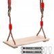  Celawork swing wooden seat garden swing for children x 20 x 20 cm