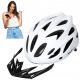  Casque de sécurité vélo NILS EXTREME TAILLE L (55-61 cm) BLANC SOLIDE + Guide du sport CGROT