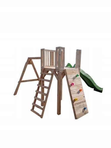 Children's playground, swing, slide, sandpit, wood, slide