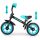  Milly Mally Dragon 10" Balance Bike Black, Blue