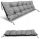  Garden cushion 120x40 cm for pallet swing bench waterproof grey