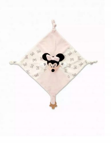  Disney Minnie Mouse CUDDLY BLANKET velvet pacifier holder 29x30