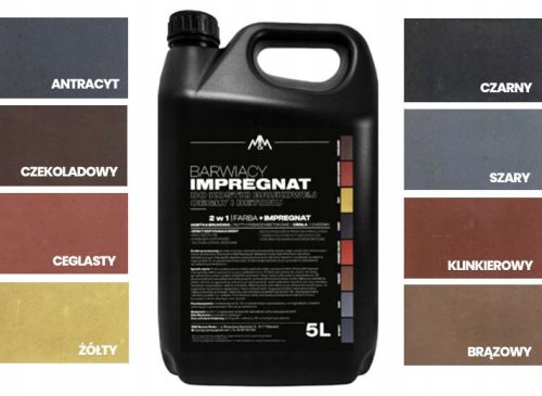 COLOUR IMPREGNATION, paint for CONCRETE paving stones, 5L