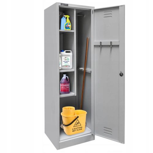 Mega-M work safety cabinet, single door, 180 cm x 50 cm