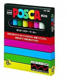  Posca Markers 8 pcs.