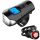  BICYCLE LAMP LED BICYCLE LIGHT HANDLEBAR COUNTER BELL