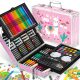  Art set, suitcase with llama, 145 elements RAGI - PINK