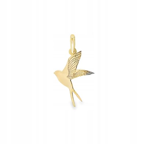  BEAUTIFUL CLASSIC GOLD SWALLOW PENDANT 14KT 585