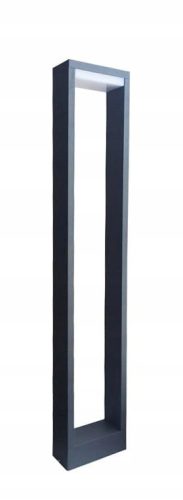  Rectangular light pole Su-with integrated LED source, 80 cm, grey