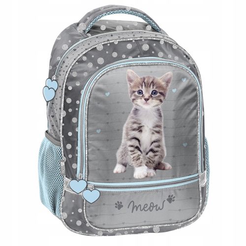 PASO School Backpack with Cute Cat Design - Perfect for Kids!