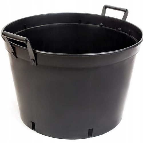  AR-BAKET flowerpot 30 cm x 46 x 30 cm, black plastic