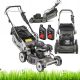  Weibang petrol lawn mower with basket 196 cm³ WB537SC V