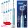  Oral-B Pro Series 1 rotating electric toothbrush with blue tips