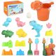 SAND PLAY SET, SANDBOX, BUCKET, DINOSAUR, MOLDS, SPANKLES