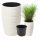  Flowerpot Lamela 60 cm x 40 x 60 cm diameter 40 cm plastic cream