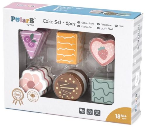  VIGA PolarB Wooden Cookies Set of 6