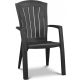  Allibert garden chair, black plastic