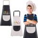  2 PIECES. Painting apron for children with pocket