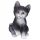  Cat Kitten Garden Figures Garden Decoration Black