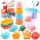  LARGE SET OF BATH TOYS WITH NET