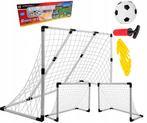 FOOTBALL GOALS FOR CHILDREN 2IN1 + BALL + PUMP