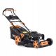  TOP CUT petrol lawn mower with basket, 196 cm³ capacity. Basket 62 l, cutting width 56 cm