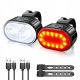  Bicycle lighting meegaauctions bicycle lighting lamps, handlebar USB bright 800 lm battery