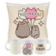 PUSHEN CAT PILLOW CUP SET + NAME GIFT Hello Kitty