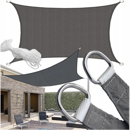  Voile de jardin 500 x 700 cm, plastique