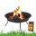  LARGE GARDEN FIRE PIT GRILL CAST IRON TRIPOD 47CM