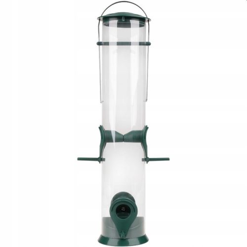  BIRD FEEDER, LARGE TUBES, 7.5 x 7.5 x 34 cm