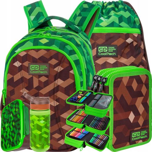  School backpack with multiple compartments CoolPack C48199 City Jungle 21 years