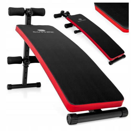  XG-10 incline bench for sit-ups, training, FOR EXERCISES, foldable, ADJUSTABLE