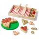  Wooden pizza with safety knife Melissa & Doug 36 pcs