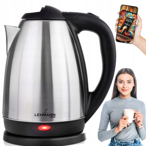  Lehmann Aqua Steel 10 Kettle 2200 W 1.8 l Silver/Gray