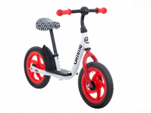  Gimme Viko balance bike with platform, white, red and black