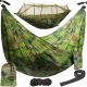  Hammock without pole Iso Trade Green tones 150 kg 260 x 140