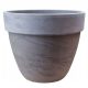  Spang flowerpot 26 cm x 26 x 22 cm diameter 26 cm ceramic black, brown and beige tones