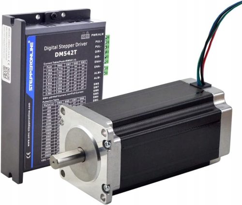 STEPPERONLINE NEMA 23 stepper motor 3NM 4.2A, 114 mm length, 10 mm shaft