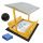 SANDBOX 120 WITH ADJUSTABLE TOP, LOCKABLE, WOOD + FREE GRAY